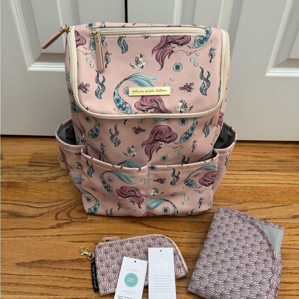 Petunia Pickle Bottom Method Little Mermaid Backpack